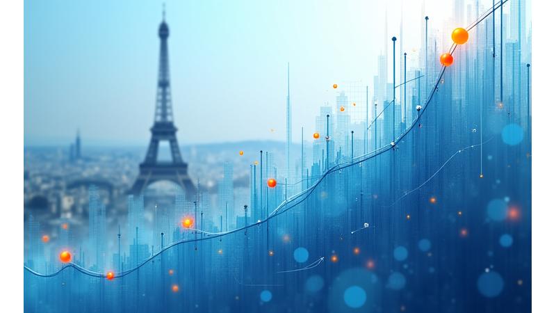 Infographie représentant des métriques d'impact et des flèches montrant la croissance et la portée d'un projet, symbolisant l'analyse d'impact et l'évaluation de la performance du projet.